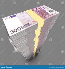 Huge Single Pile of European 500 RMB Bills in Dark Environment Stock  Illustration - Illustration of finance, symbol: 72348484