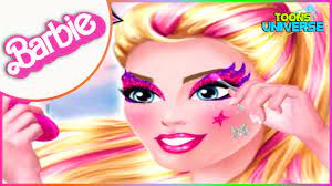super barbie sparkling makeover beauty