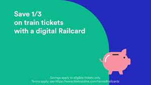 uk digital railcards for 30