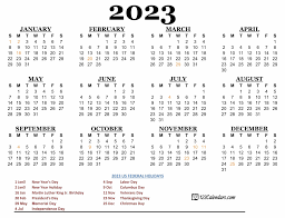 2023 printable calendar 123calendars com