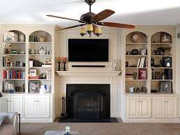 Fireplace Cabinets Built In Wall