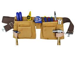 double tool and nail pouch