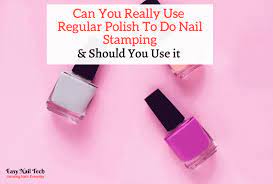 can you use regular polish for nail