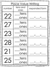 Grade 1 place value worksheets our grade 1 place value worksheets help students understand our base 10 number system. 10 Place Value Worksheets Writing Tens And Ones And Expanded Form Kdg 1st Grad