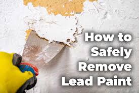 how to safely remove lead paint from