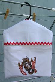 Clothespin Bag With Embroidery
