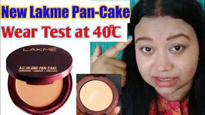 new lakme all in one pan cake wear test