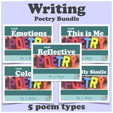 poetry lessons bundle teach 5 types