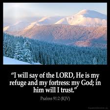 Psalms 91:2 Inspirational Image