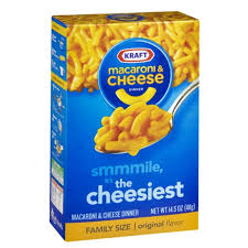kraft macaroni cheese dinner family
