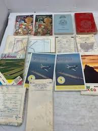 Details About Vintage Maps Lot 14 Us Maps Aviation Aeronautical Charts Airport Directories