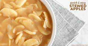quick easy stewed apples recipes