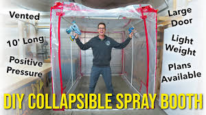diy collapsible spray booth you