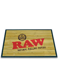 raw bamboo floor mat kazam head