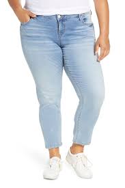 Slink Jeans Crop Boyfriend Jeans Plus Size Nordstrom Rack