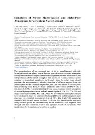pdf signatures of strong magnetization