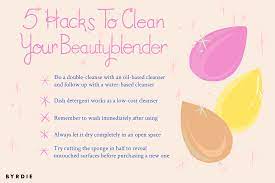 6 easy hacks to clean your beautyblender