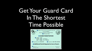 Guard card class $60 live scan background check $63 b.s.i.s. California Guard Card Requirements Security Guard Training Hq