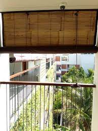 Bamboo Blinds With Waterproof Fabric