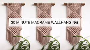 diy easy macrame wallhanging for