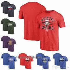 Men Fanatics Branded Bucks Wizards Laker La Clippers Rockets Warriors Mavericks Empire Tri Blend T Shirt