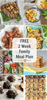 clean eating meal plan for the whole family