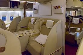 Economy class is divided from business class seats with a bulkhead. Air India To Link Delhi And Washington Dc