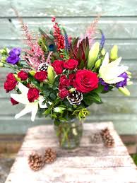 Vase Of Seasonal Flowers