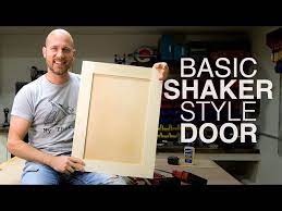 build shaker cabinet doors with table