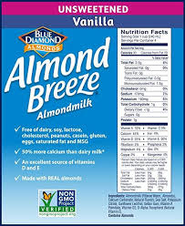 almond breeze dairy free almondmilk