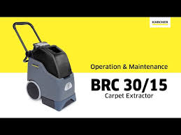 brc 30 15 carpet extractor operation