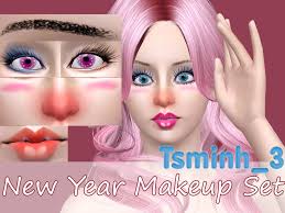 the sims resource new year makeup set