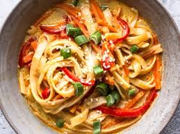 Glass Noodle Soup With Red Curry Paste