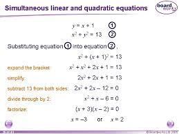 mathematics a 5 simultaneous equations