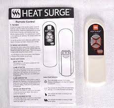 Heat Surge Electric Fireplace Heater