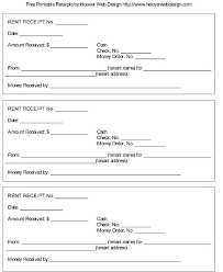 Free Printable Receipt Forms Pdf Blank Receipts Templates Template