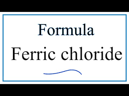 the formula for ferric chloride