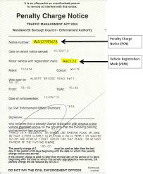 penalty charge notice wandsworth council