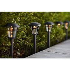 Fusion 6pk Solar Black Pathway Light