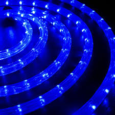 Blue 1 2 Thick Led Rope Lights Ip65 Indoor Outdoor Lighting West Ivory Led Lighting