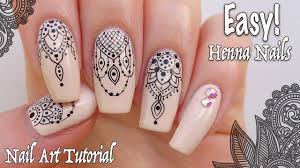 easy henna nails how to use water