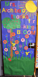 ideas for spring classroom door decoration