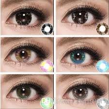 Colorful Cosmetic Contact Lenses For Eyes Beauty Girls
