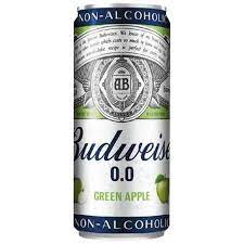 budweiser 0 0 non alcoholic green