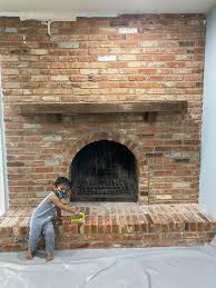 Gap Between Brick Fireplace And Wall