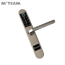 aluminium glass door smart lock