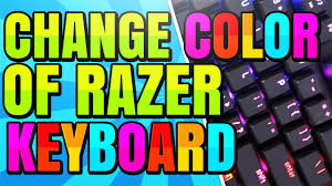 If this tutorial helped make sure to subscribe, like and share :d. How To Change Lighting Effect And Color On Razer Keyboard Youtube