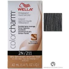Wella Color Charm Permanent Liquid Hair Color 2n 211 Very Dark Brown