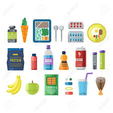 Nutrition, supplement, training, recipes and more! Sports Nutrition Food Icons In Flat Style Detailed Vector Illustration Royalty Free Cliparts Vectors And Stock Illustration Image 61991208
