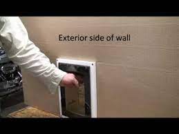 Exterior Wall Applying Pet Door To Wall